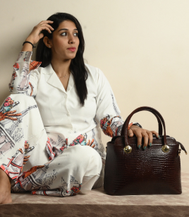 the-brown-hide-solid-structured-handbag-with-sling-strap
